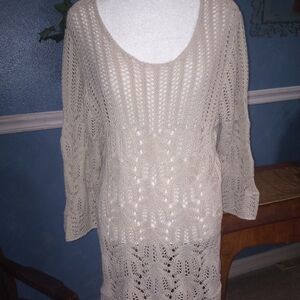 d & Co. denim & company Body-con Sweetheart Neckline Knit Lady Top